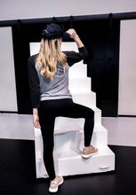 B&B Baseball Tee - Black/Grey