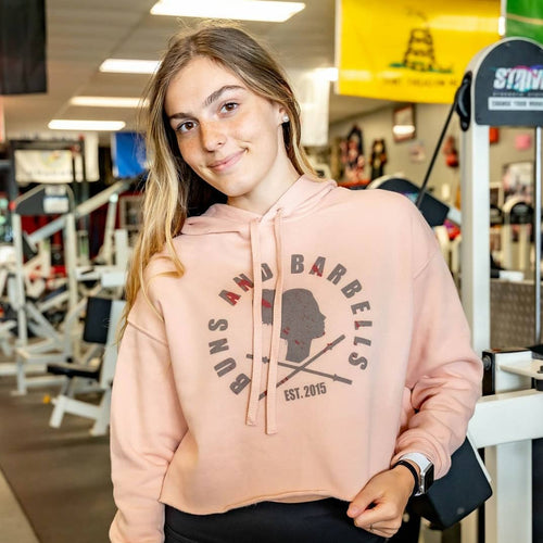 Buns and Barbells - Cropped Hoodie